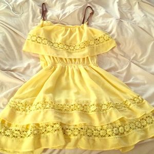Beautiful yellow summer dress